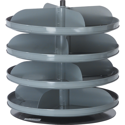 Modules de stockage Rotabin, 60 lb Capacit&eacute; par niveau, 4 Niveau(x), 18-1/2" ha x 17" dia Duraquip Inc