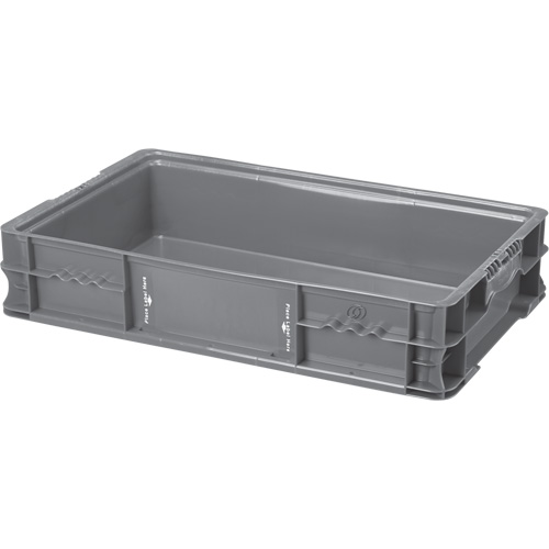 StakPak Plus 4845 System Containers, 15" W x 24" D x 5" H, Grey Duraquip Inc