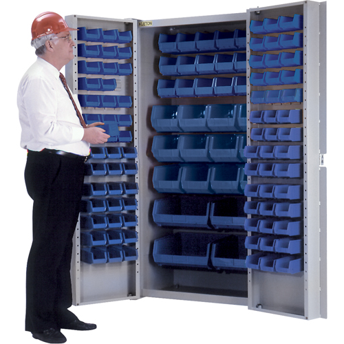Deep-Door Combination Cabinet, 38" W x 24" D x 72" H, 36 Shelves Duraquip Inc