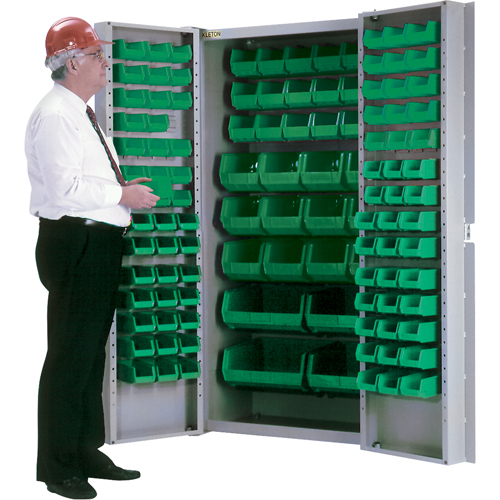 Deep-Door Combination Cabinet, 38" W x 24" D x 72" H, 36 Shelves Duraquip Inc