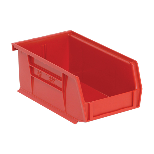 Ultra Stack & Hang Bin, 4-1/8" W x 3" H x 7-3/8" D, Red Duraquip Inc