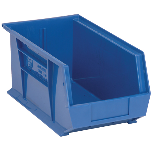 Ultra Stack & Hang Bin, 8-1/4" W x 7" H x 14-3/4" D, Blue Duraquip Inc