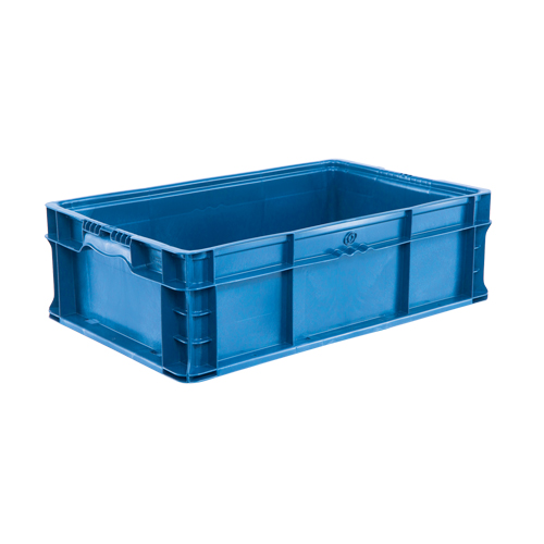 StakPak Plus 4845 System Containers, 15" W x 24" D x 7.5" H, Royal Blue Duraquip Inc