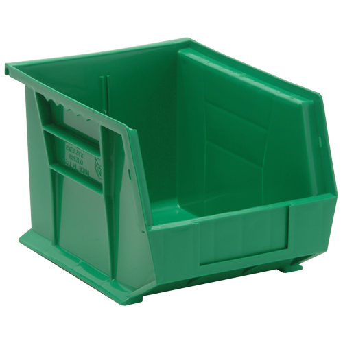 Ultra Stack & Hang Bin, 8-1/4" W x 7" H x 10-3/4" D, Green Duraquip Inc