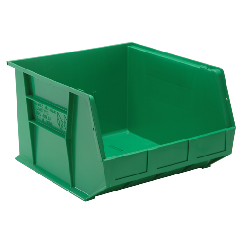 Ultra Stack & Hang Bin, 16-1/2" W x 11" H x 18" D, Green Duraquip Inc