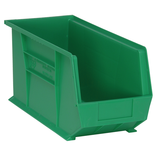Ultra Stack & Hang Bin, 8-1/4" W x 9" H x 18" D, Green Duraquip Inc