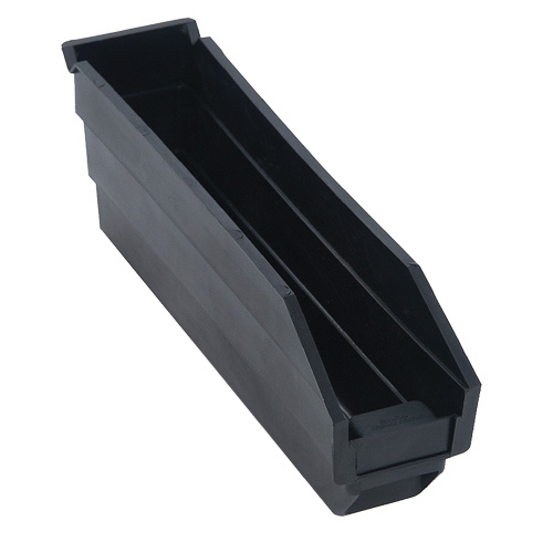 Recycled Shelf Bin, 11-5/8" W x 2-3/4" D x 4" H, 8 lbs. Capacity Duraquip Inc