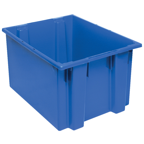 Contenants Stack & Nest, 13" x 23,5" x 19,5", Bleu Duraquip Inc