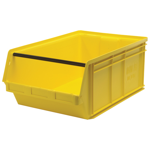 Giant Stacking Containers, 18.375" W x 29" D x 11.875" H, Yellow Duraquip Inc