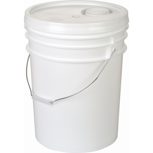 Pail With Gasket Lid, Plastic, 20 L Duraquip Inc