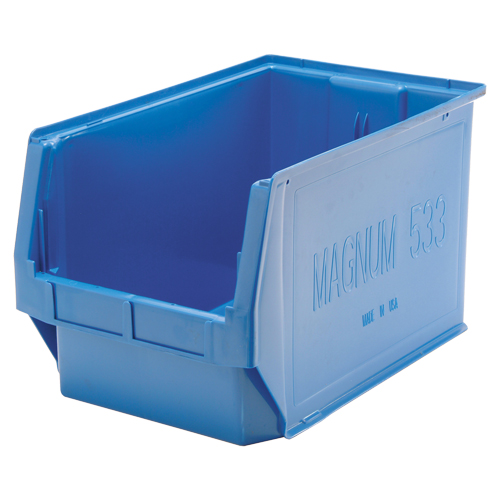 Bac MAGNUM, 11-7/8" ha x 12-3/8" la x 19-3/4" p, Capacit&eacute; de 150 lb, Noir Duraquip Inc
