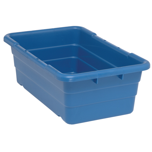 Cross Stack Bins, 16" W x 25.125" D x 8.5" H, Blue Duraquip Inc