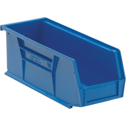 Ultra Stack & Hang Bin, 4-1/8" W x 4" H x 10-7/8" D, Blue Duraquip Inc