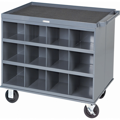 Postes/chariots de travail robustes &agrave; 2 c&ocirc;t&eacute;s, 1000 lb Capacit&eacute;, 34" x la, 32" x ha, 24" p, Enti&egrave;rement soud&eacute; Duraquip Inc