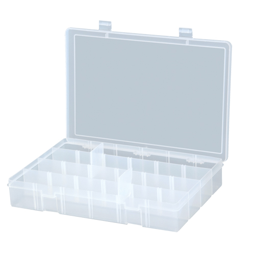 Boîtes &agrave; compartiments compactes, 13,125" la x 2,3125" p x 9" h, 24 compartiments Duraquip Inc