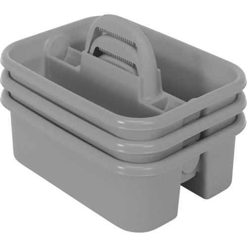 BOITE RANGEMENT,OUTILS,18 1/4X13 3/4X8 3/4,GRIS, 8-3/4" x 13-3/8" x 13-3/8", Gris Duraquip Inc