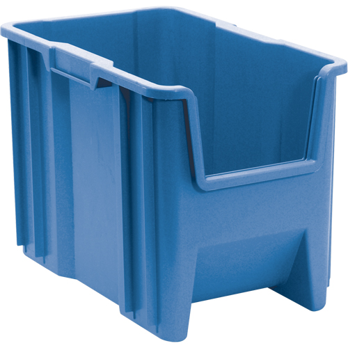 Giant Stacking Containers, 10.875" W x 17.5" D x 12.5" H, Blue Duraquip Inc