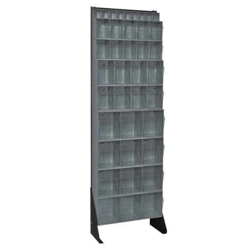 Support pour bacs basculants, 23-5/8" la x 8" p x 75" h, 36 tiroirs Duraquip Inc