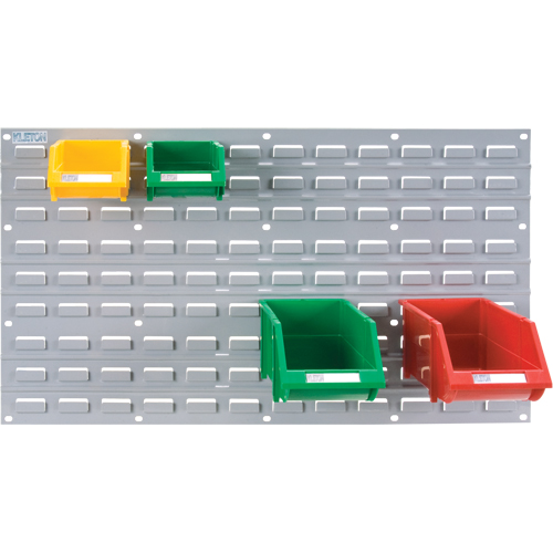 Metal Louvered Panel Bin Support Rack, 32 Bins, 36" W x 1/8" D x 19" H Duraquip Inc