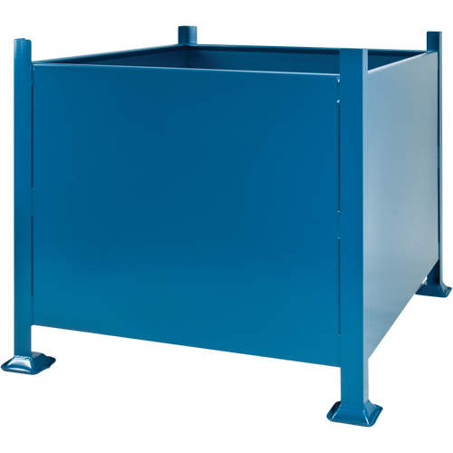 Bulk Stacking Containers, 30" H x 40.5" W x 48.5" D, 3500 lbs. Capacity Duraquip Inc