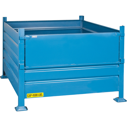 Bulk Stacking Containers, 30" H x 34.5" W x 40.5" D, 4500 lbs. Capacity Duraquip Inc