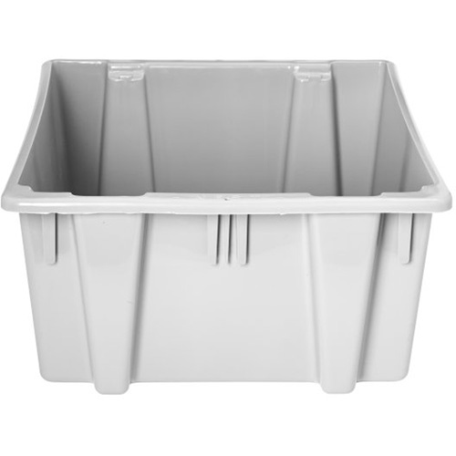 Stack & Nest Palletote Box, 13" x 15.5" x 19.5", Grey Duraquip Inc