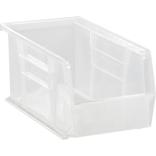 Clear-View Ultra Stack & Hang Bin, 5-1/2" W x 5" H x 10-7/8" D, Clear Duraquip Inc