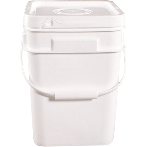 Square Pail, Plastic, 4 gal. Duraquip Inc