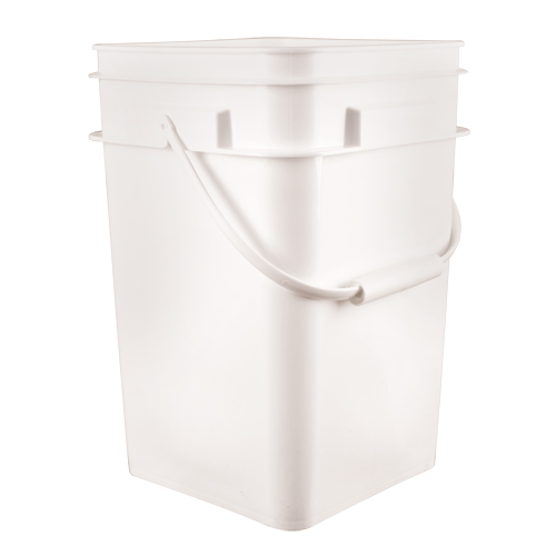 Square Pail, Plastic, 4.25 gal. Duraquip Inc