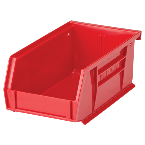 Bac empilable & &agrave; suspendre, 4-1/8" la, 3" h x 7-3/8" p, Rouge Duraquip Inc