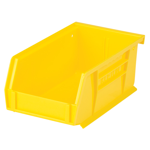 Bac empilable & &agrave; suspendre, 4-1/8" la, 3" h x 7-3/8" p, Jaune Duraquip Inc
