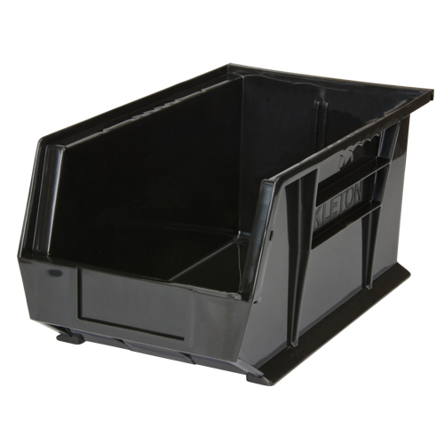 Bac empilable & &agrave; suspendre, 8-1/4" la, 7" h x 14-3/4" p, Noir Duraquip Inc