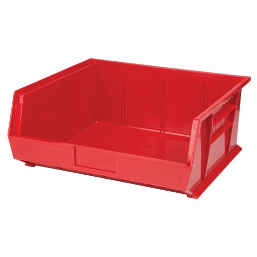 Bac empilable & &agrave; suspendre, 16-1/2" la, 7" h x 14-3/4" p, Rouge Duraquip Inc