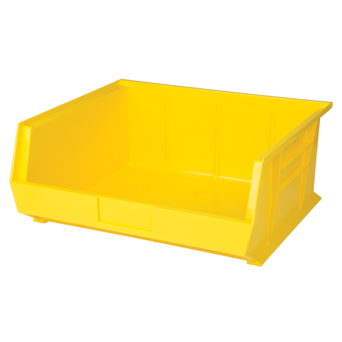 Stack & Hang Bin, 16-1/2" W x 7" H x 14-3/4" D, Yellow Duraquip Inc