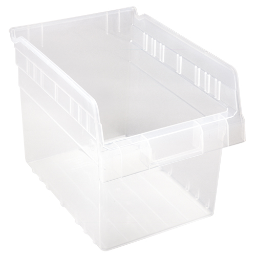 Bacs pour &eacute;tag&egrave;re Store-Max, 8-3/8" la x 8" H x 11-5/8" p, Transparent, Capacit&eacute; 44 lb Duraquip Inc