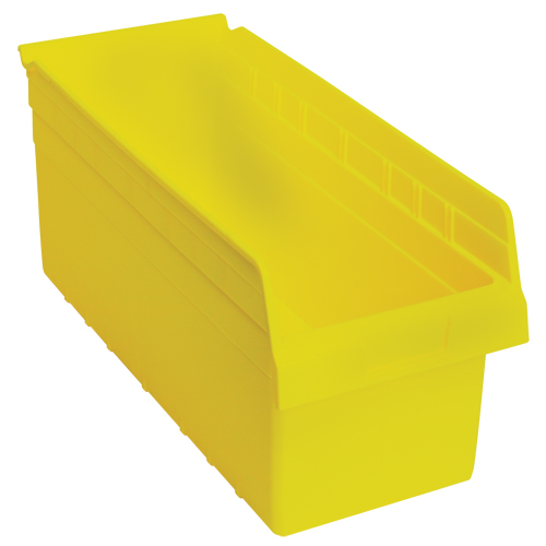 Bacs pour &eacute;tag&egrave;re Store-Max, 8-3/8" la x 8" H x 17-7/8" p, Jaune, Capacit&eacute; 56 lb Duraquip Inc
