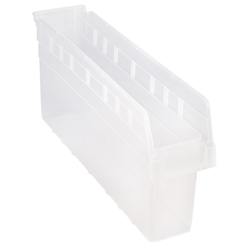 Bacs pour &eacute;tag&egrave;re Store-Max, 4-3/8" la x 8" H x 23-5/8" p, Transparent, Capacit&eacute; 68 lb Duraquip Inc