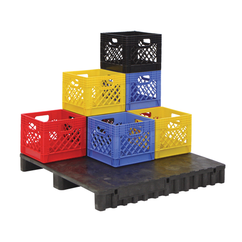 Caisse en plastique pour produits laitiers Duraquip Inc