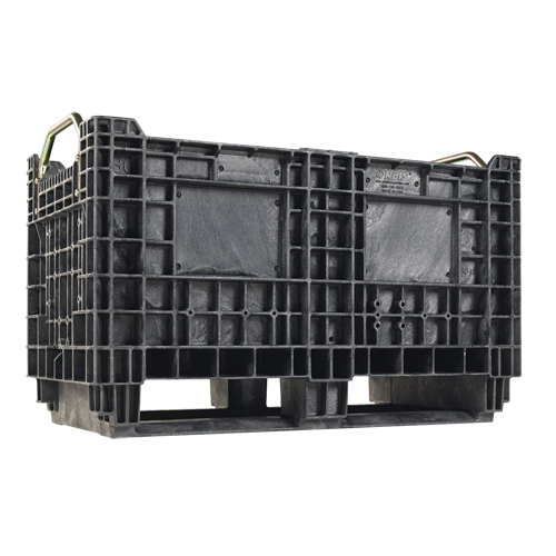 Heavy-Duty BulkTote&reg; Container, 30" L x 16" W x 19.2" H, Black Duraquip Inc