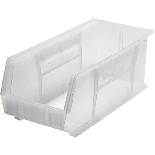 Ultra Stack & Hang Bin, 8-1/4" W x 7" H x 18" D, Clear Duraquip Inc
