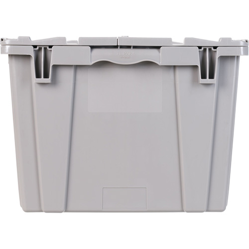 FP243C FliPak Nestable Tote, 26.9" x 16.9" x 12.1", Grey Duraquip Inc