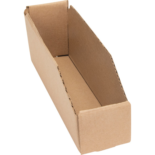 Boîtes profondes en carton ondul&eacute;, 2-7/8" la x 11-1/4" p x 4-1/2" h, Beige Duraquip Inc