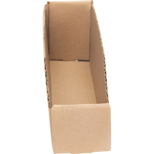 Boîtes profondes en carton ondul&eacute;, 2-7/8" la x 11-1/4" p x 4-1/2" h, Beige Duraquip Inc