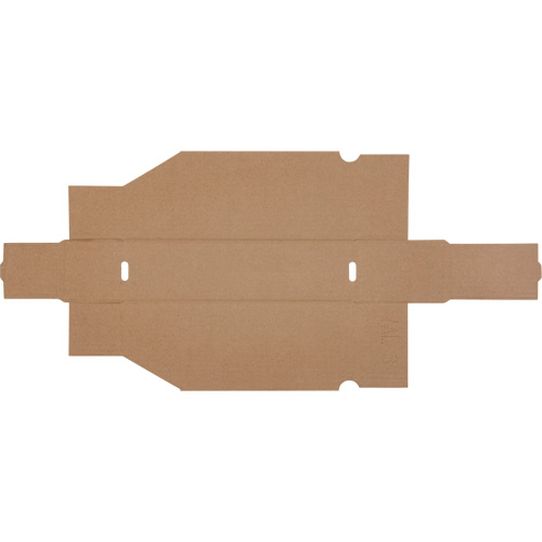Boîtes profondes en carton ondul&eacute;, 2-7/8" la x 11-1/4" p x 4-1/2" h, Beige Duraquip Inc