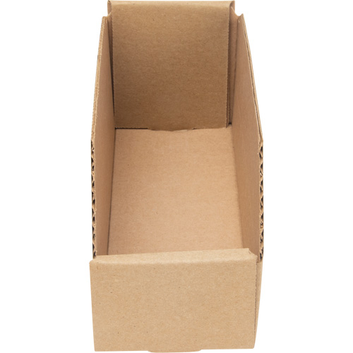 Deep Corrugated Parts Bins, 3-3/4" W x 11-1/4" D x 4-1/2" H, Beige Duraquip Inc