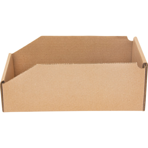 Deep Corrugated Parts Bins, 5-3/4" W x 11-1/4" D x 4-1/2" H, Beige Duraquip Inc