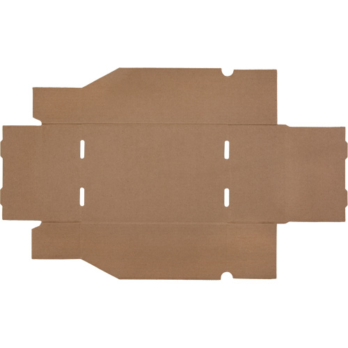 Boîtes profondes en carton ondul&eacute;, 7-5/8" la x 11-5/16" p x 4-1/2" h, Beige Duraquip Inc