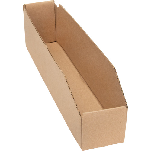 Deep Corrugated Parts Bins, 1-7/8" W x 17-1/8" D x 4-1/2" H, Beige Duraquip Inc