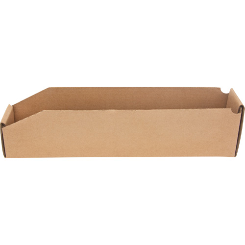 Deep Corrugated Parts Bins, 1-7/8" W x 17-1/8" D x 4-1/2" H, Beige Duraquip Inc