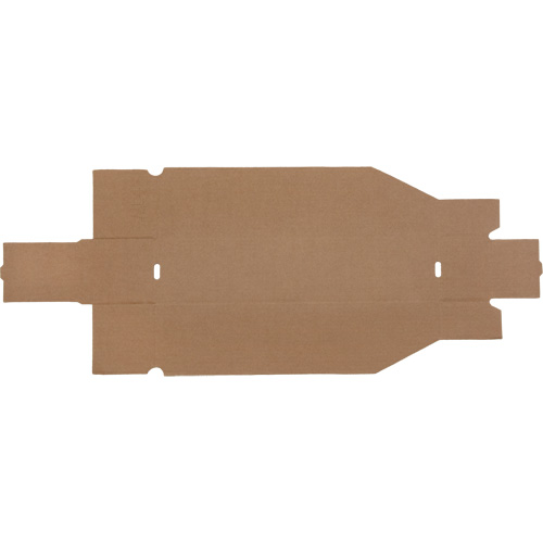 Deep Corrugated Parts Bins, 3-3/4" W x 17-1/4" D x 4-1/2" H, Beige Duraquip Inc